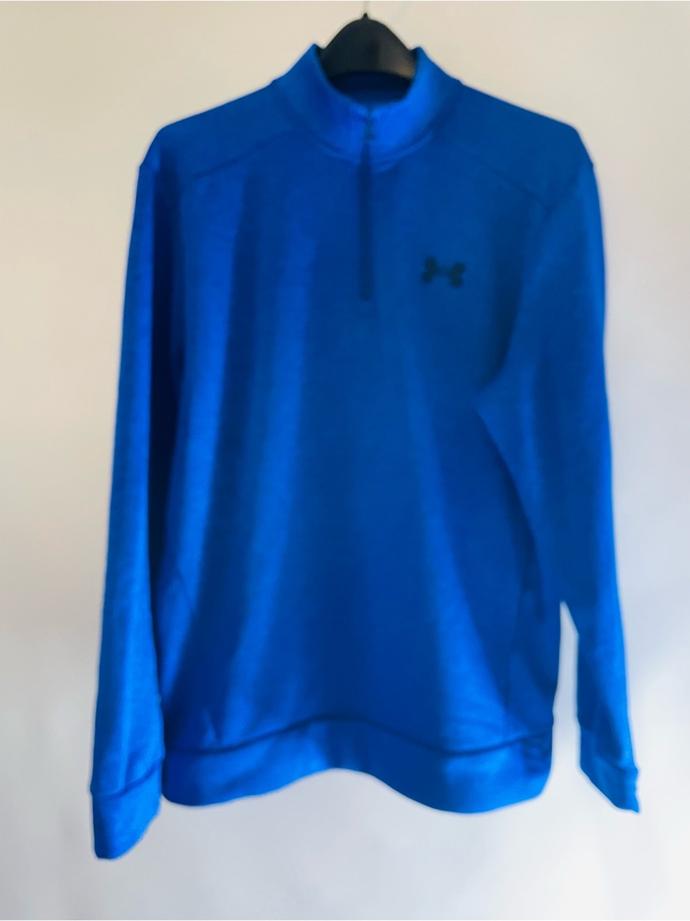 Under Armour Men's Royal Blue Half-Zip Pullover Size L